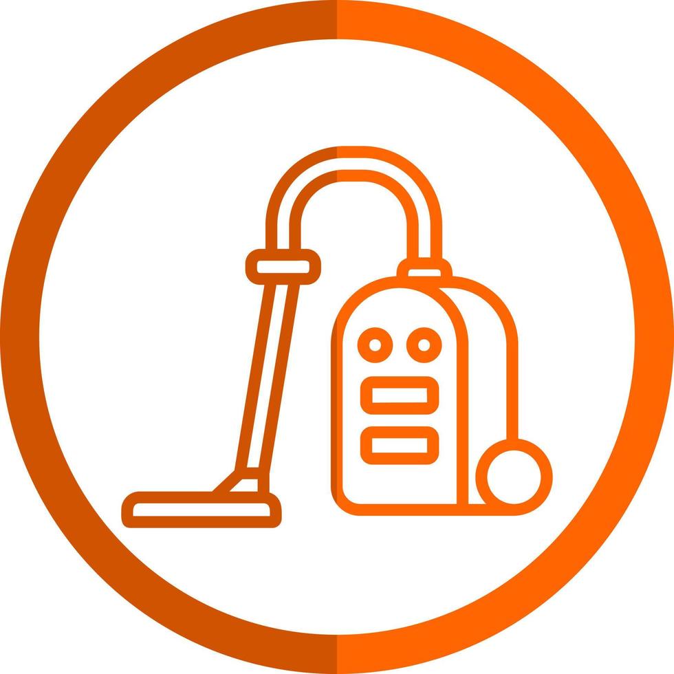 Vacuum Cleaner Vector Icon Design