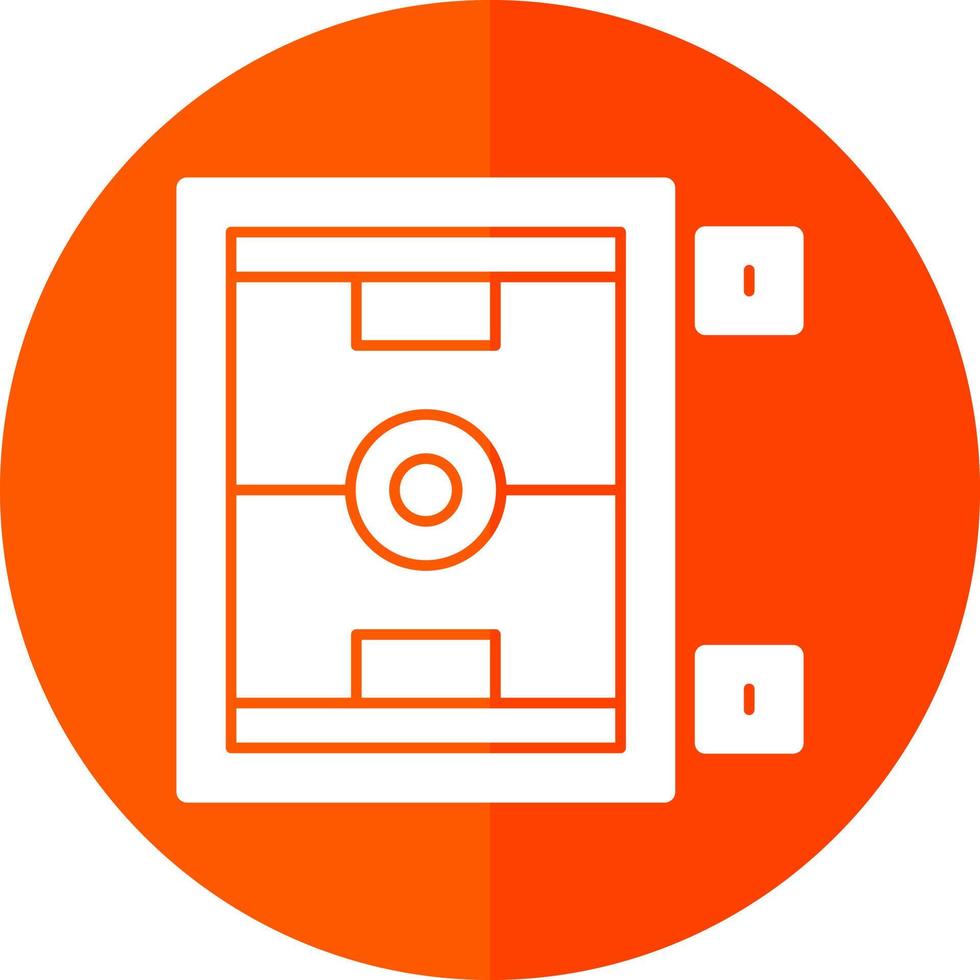 Air Hockey Vector Icon Design