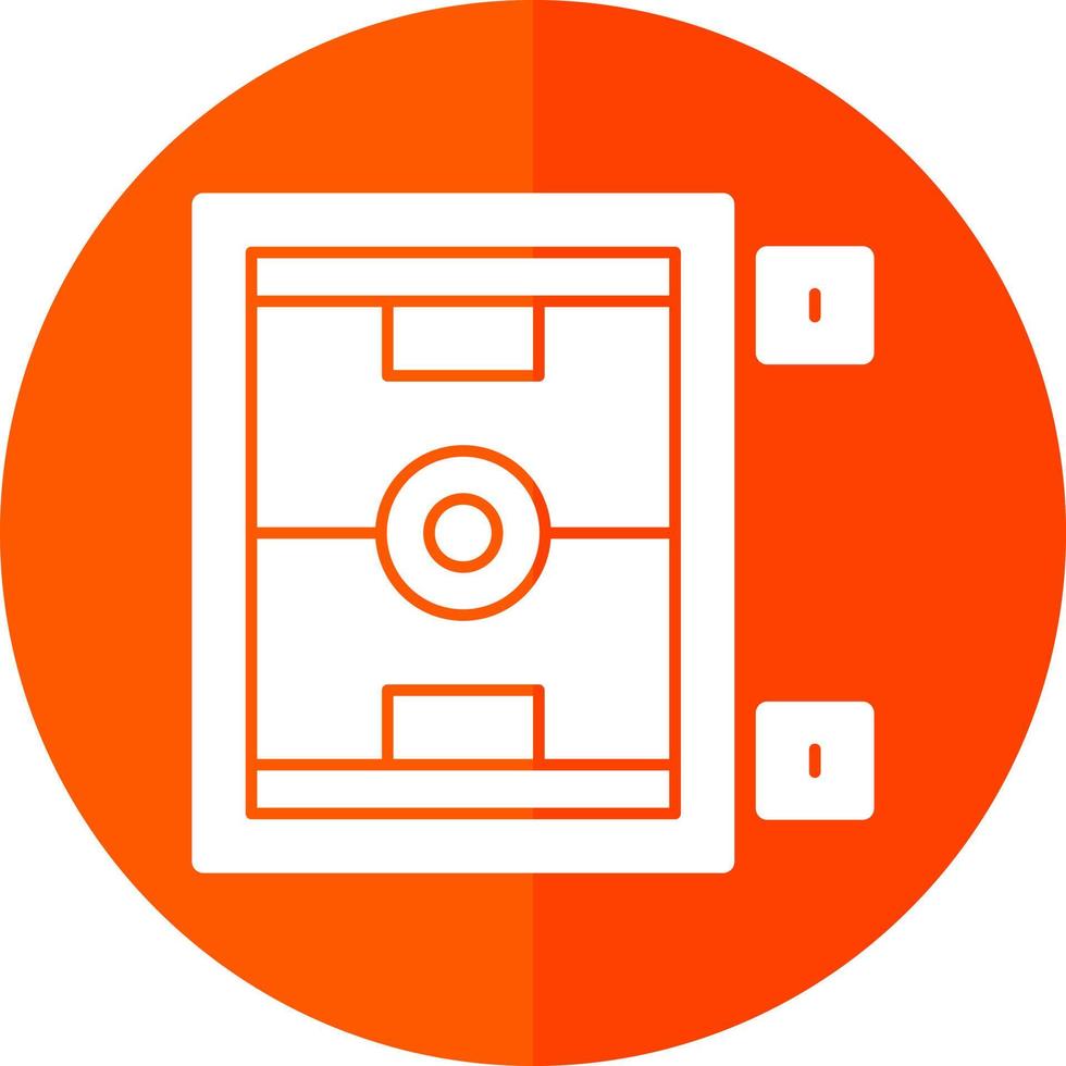 Air Hockey Vector Icon Design