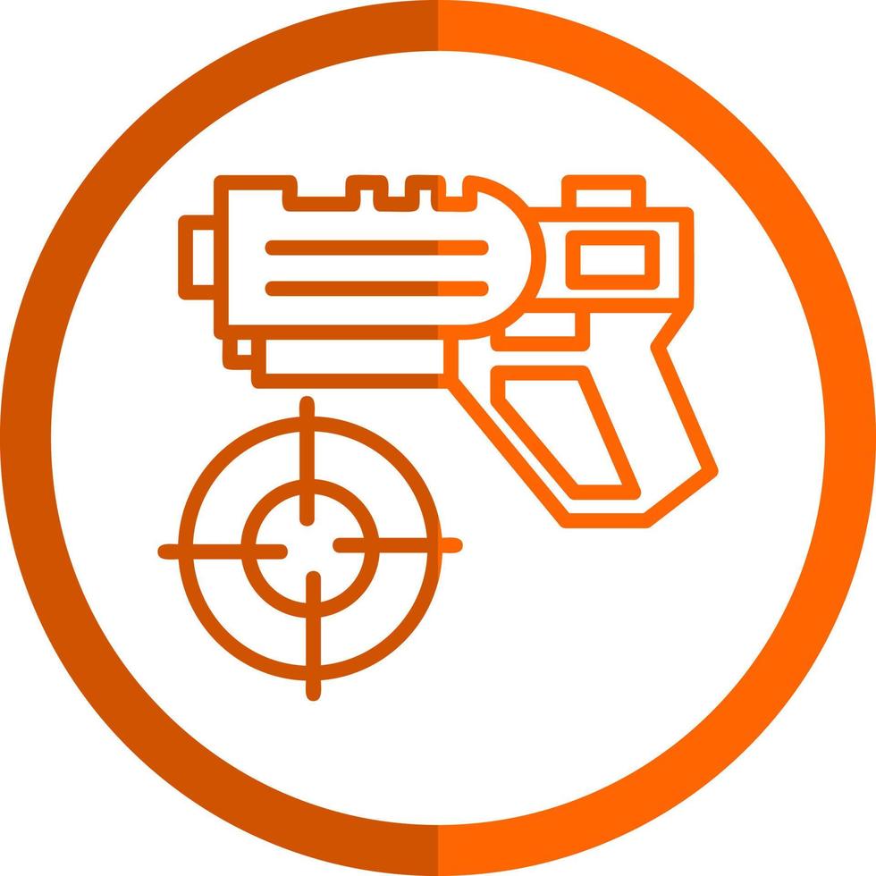 Shooting Game Vector Icon Design