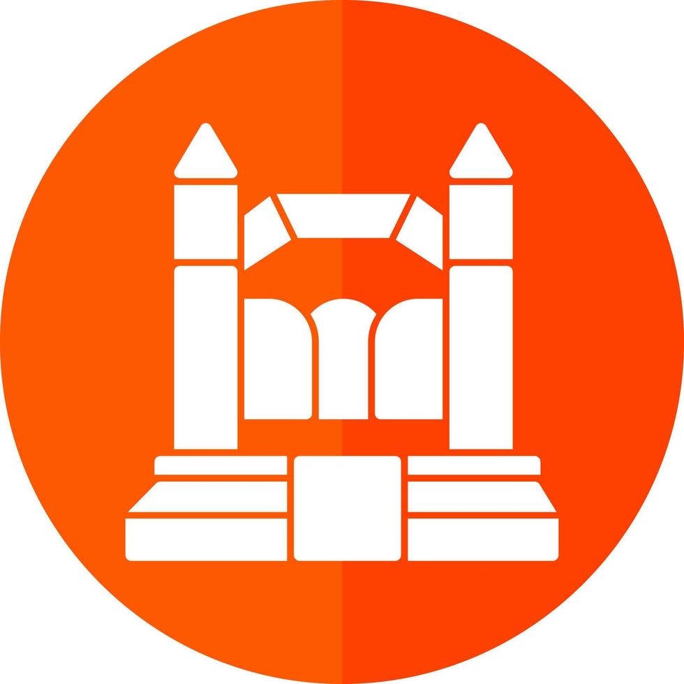 Bouncy Castle Vector Icon Design