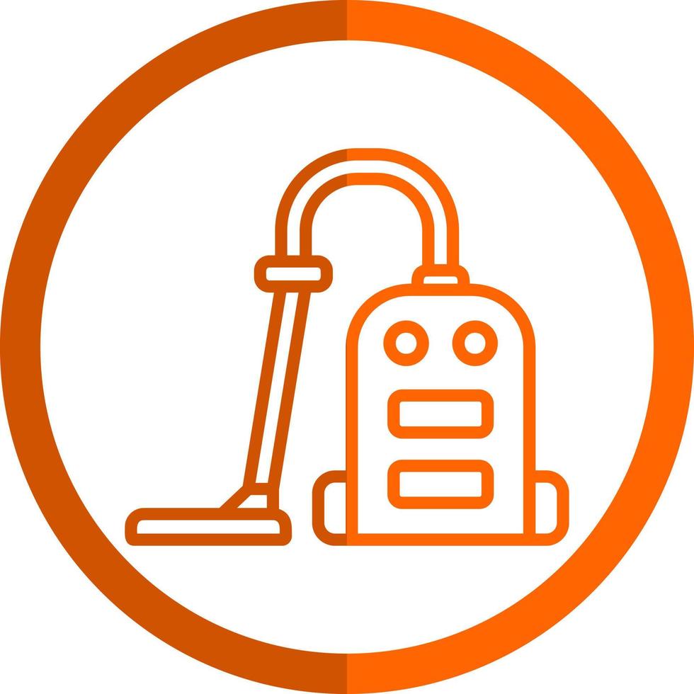 Vacuum Cleaner Vector Icon Design