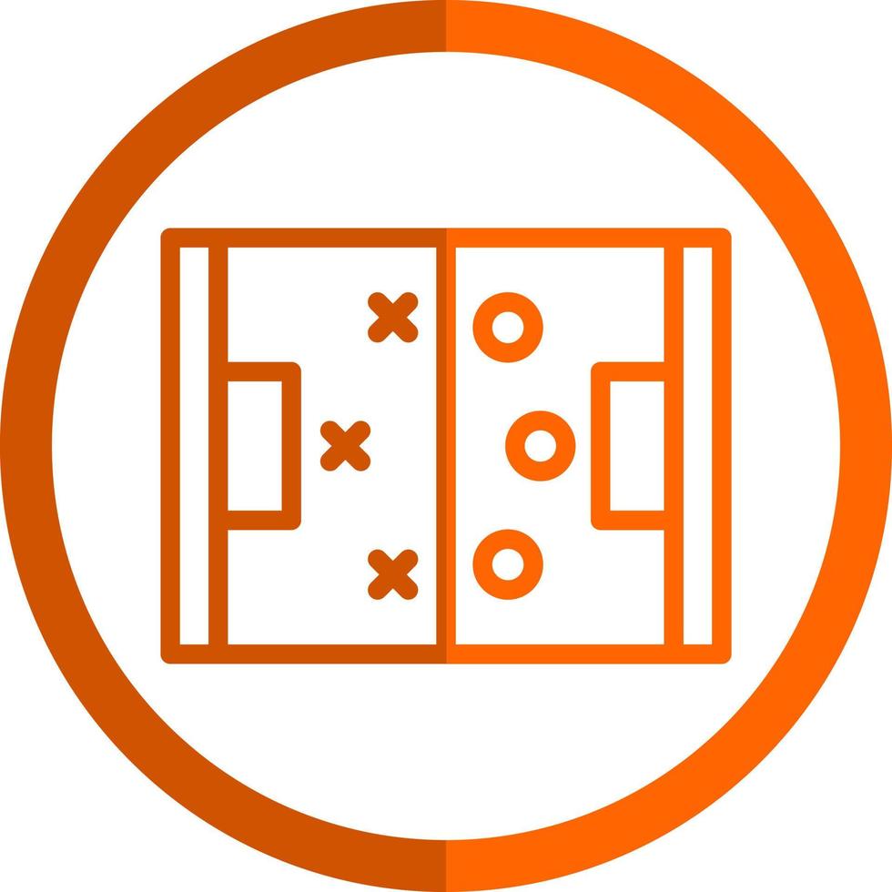 Hockey Field Vector Icon Design