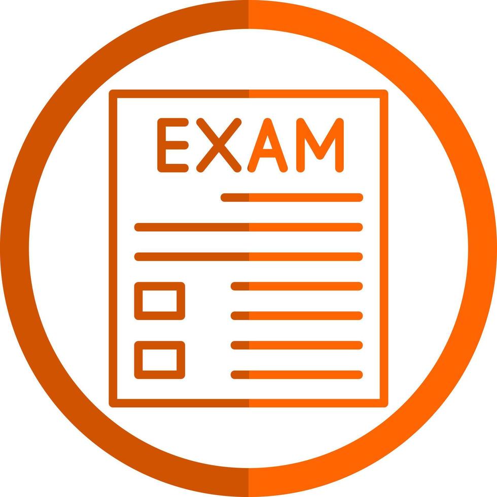 Exam Vector Icon Design