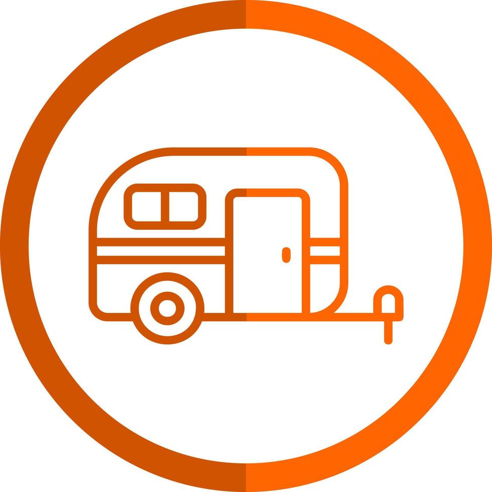 diseño de icono de vector de caravana