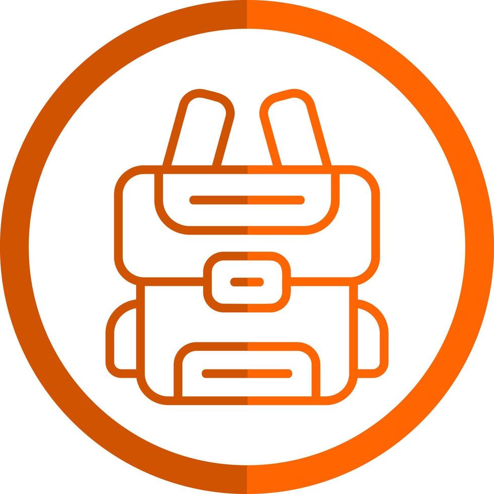 Backpack Vector Icon Design
