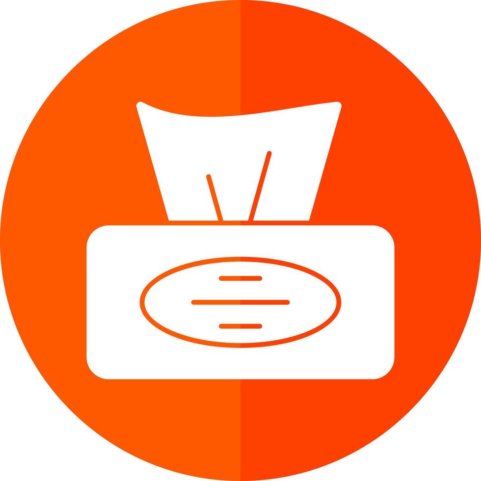 Tissue Box Vector Icon Design