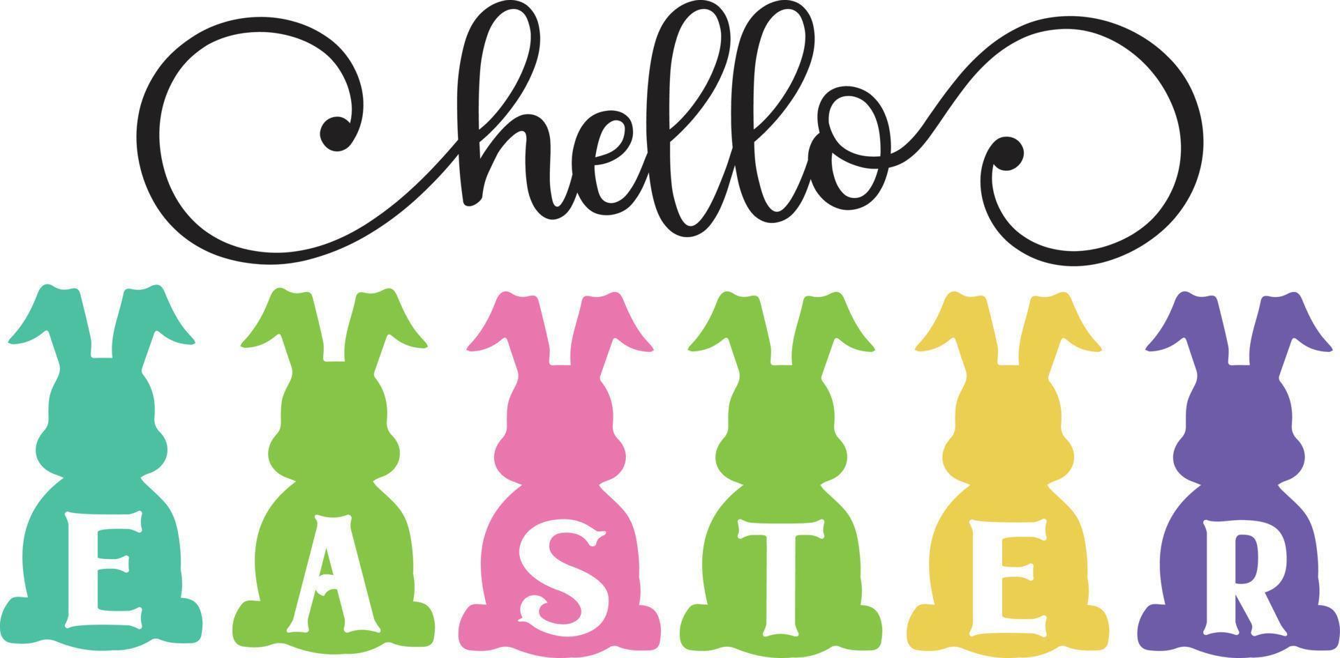 Easter Svg Design vector