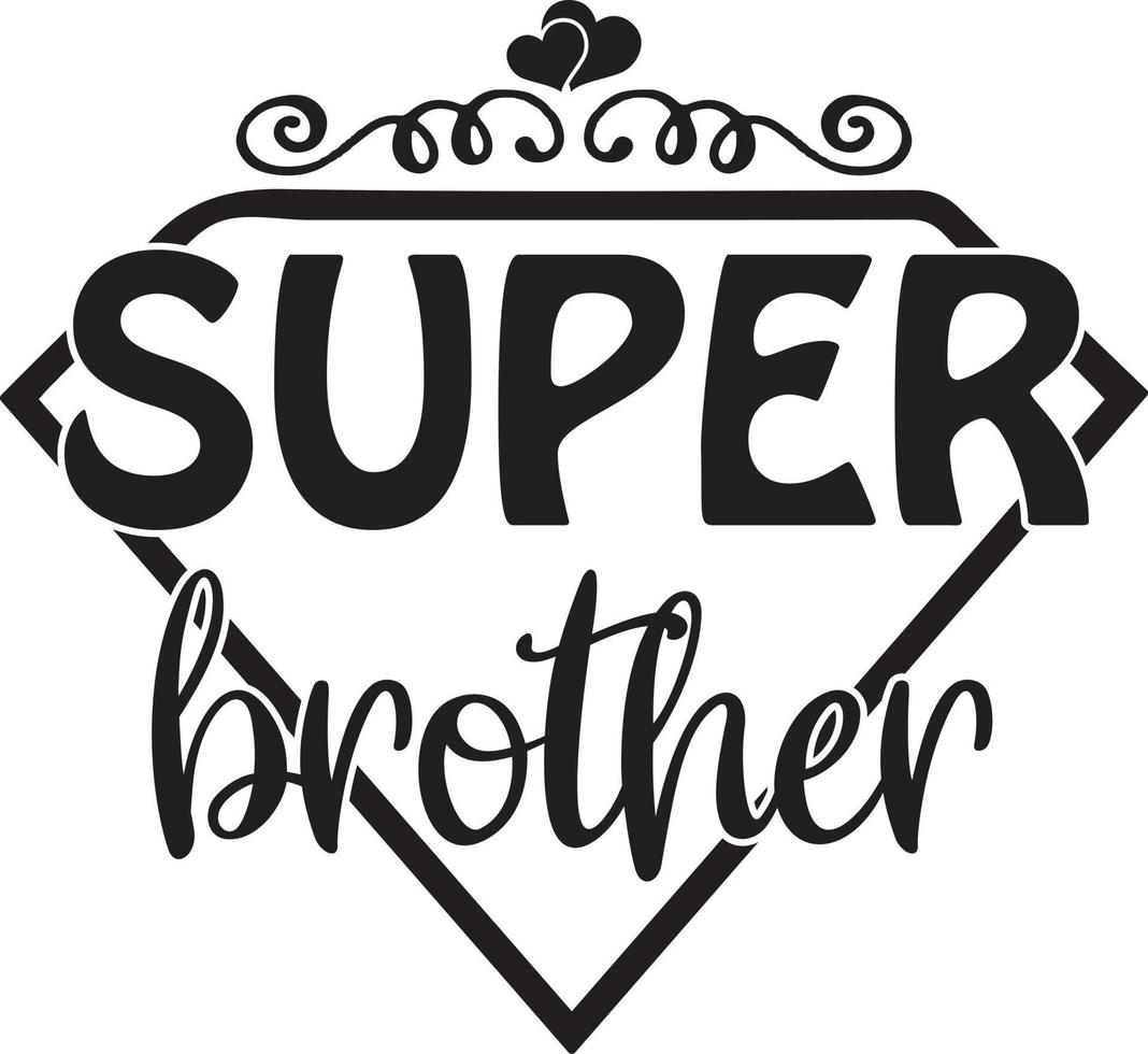 Super Family Svg Design vector