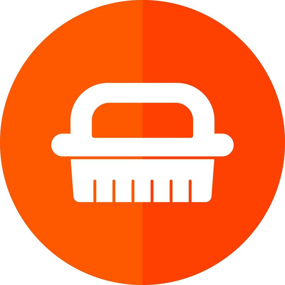 Cleaning Brush Vector Icon Design