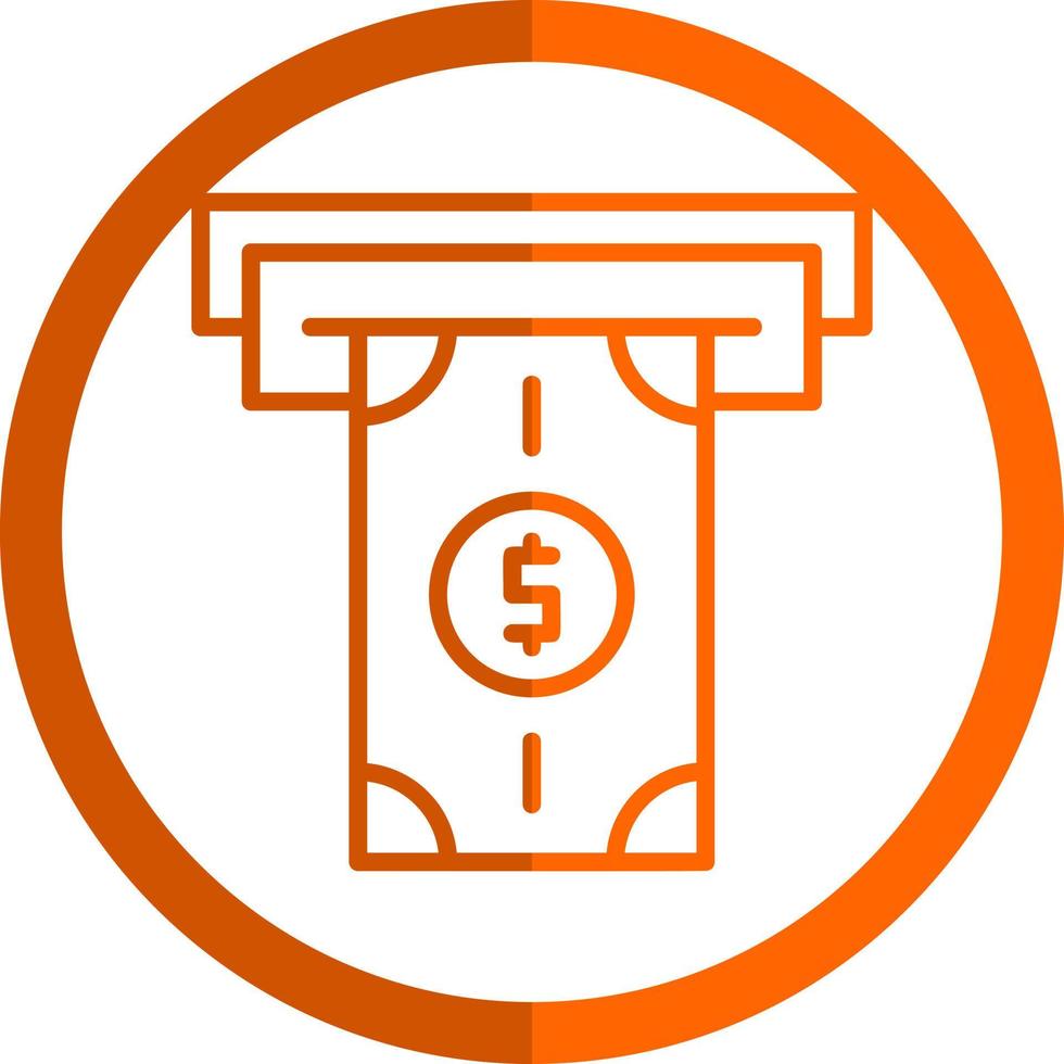 Money Withdrawal Vector Icon Design