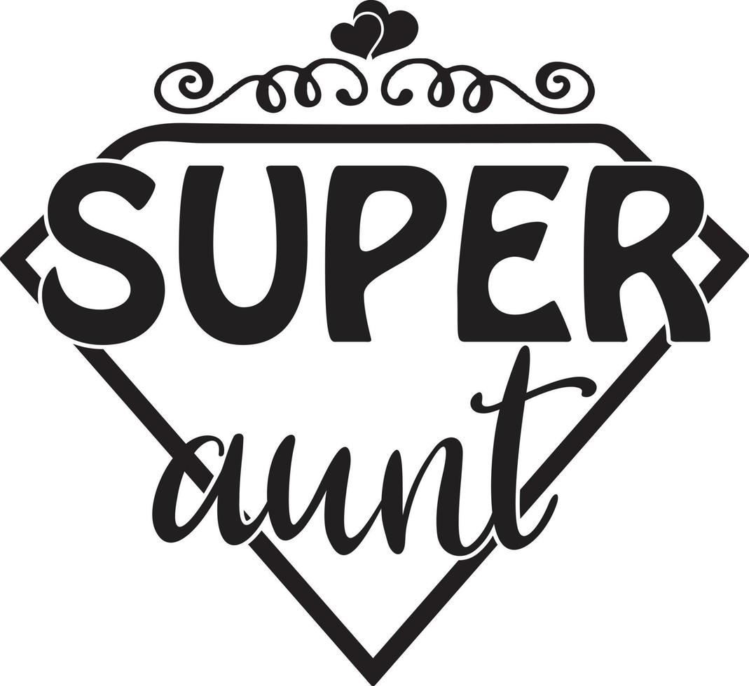 Super Family Svg Design vector