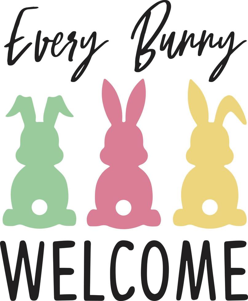 Easter Svg Design vector