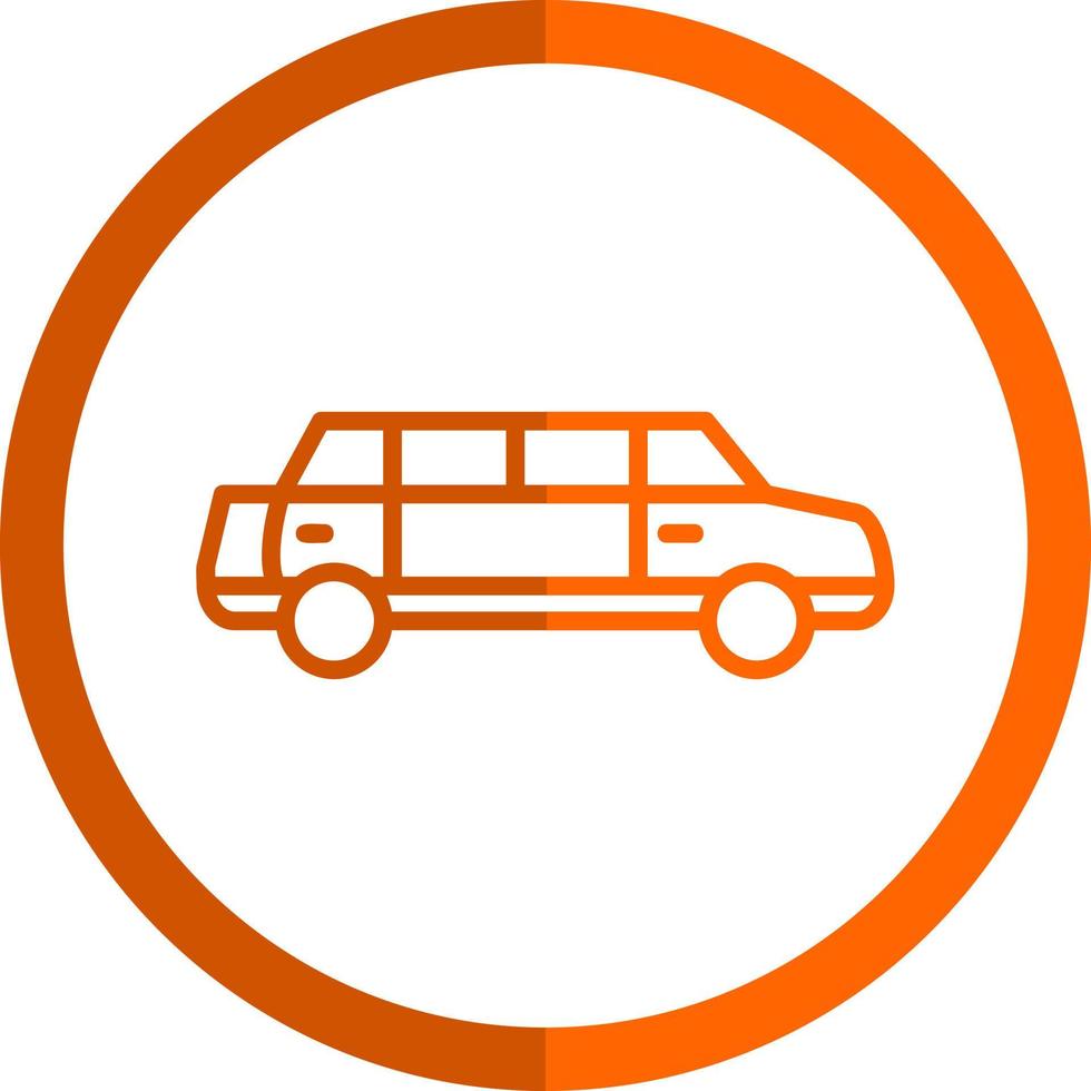 Limousine Vector Icon Design