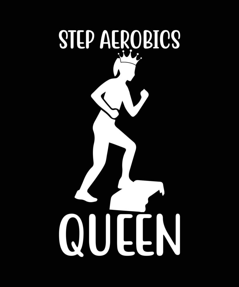 aerobics gym fitness exercise creative t shirt design vector