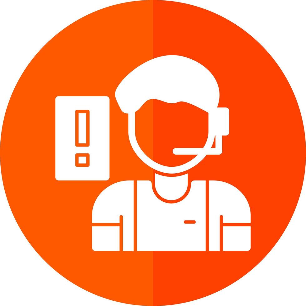 Referee Vector Icon Design