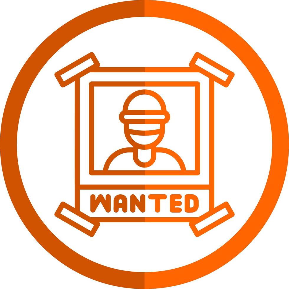 Wanted Vector Icon Design