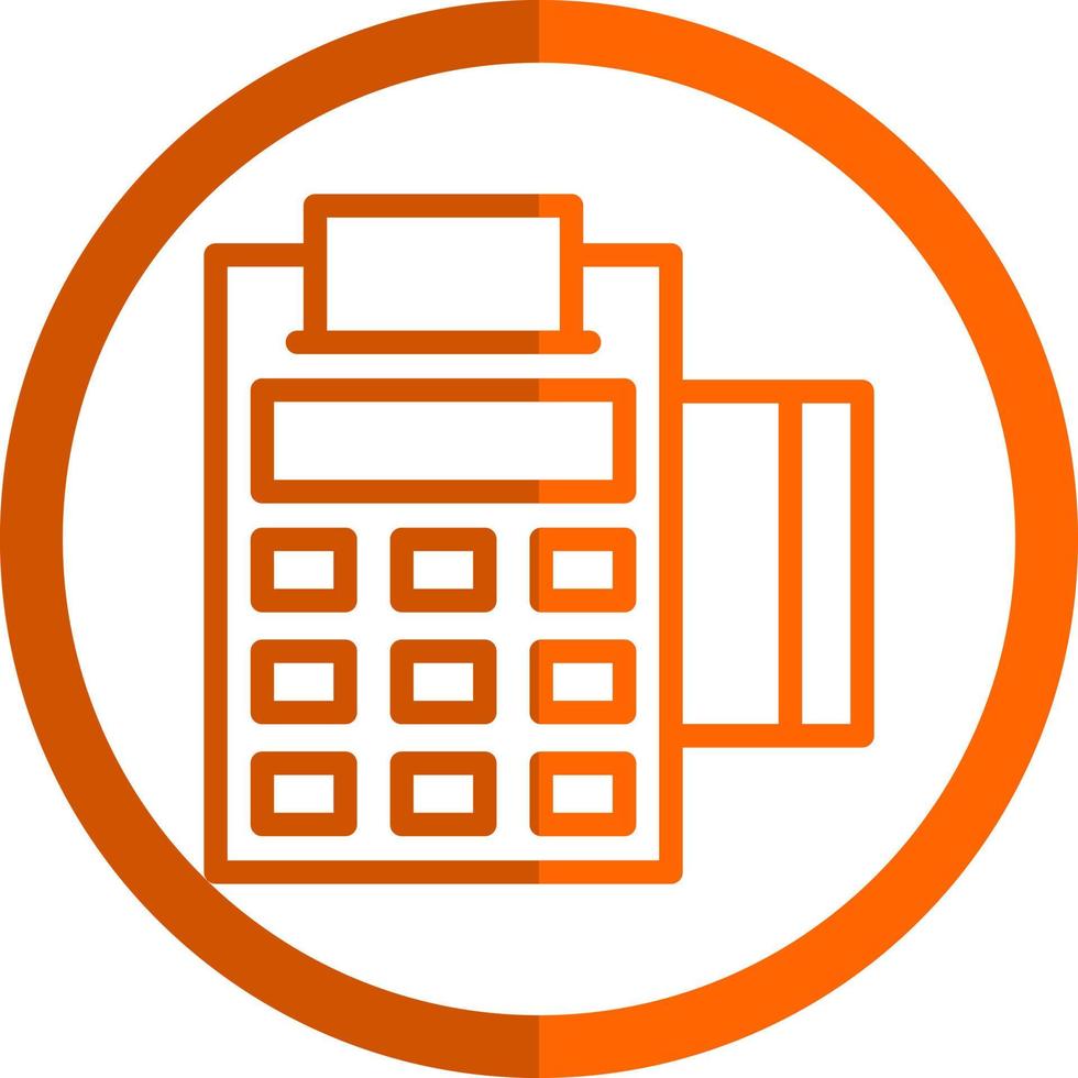 Pos Terminal Vector Icon Design