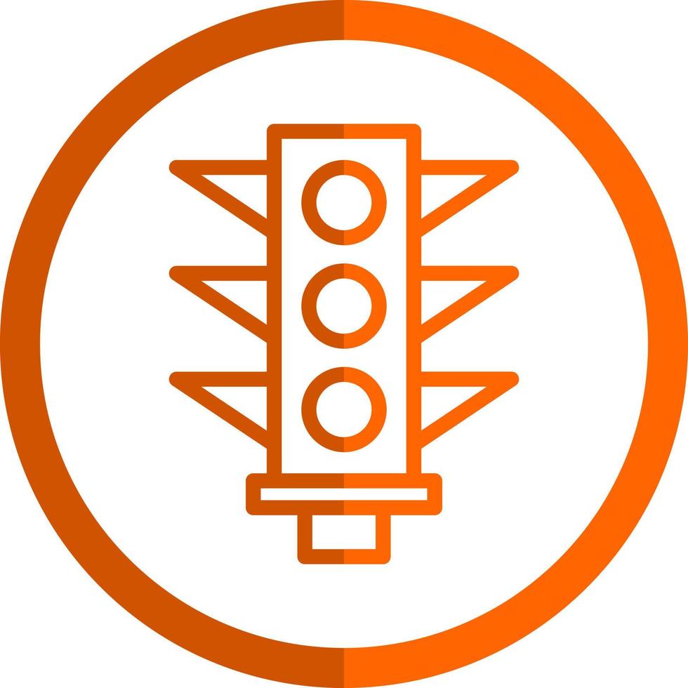 Traffic Signal Vector Icon Design