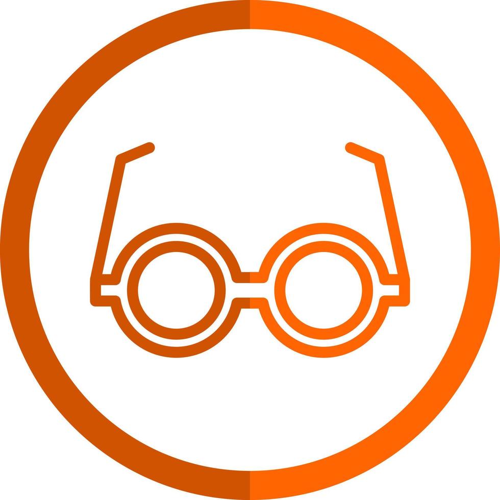 diseño de icono de vector de gafas