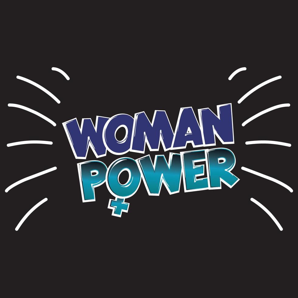 woman power special vector eps art