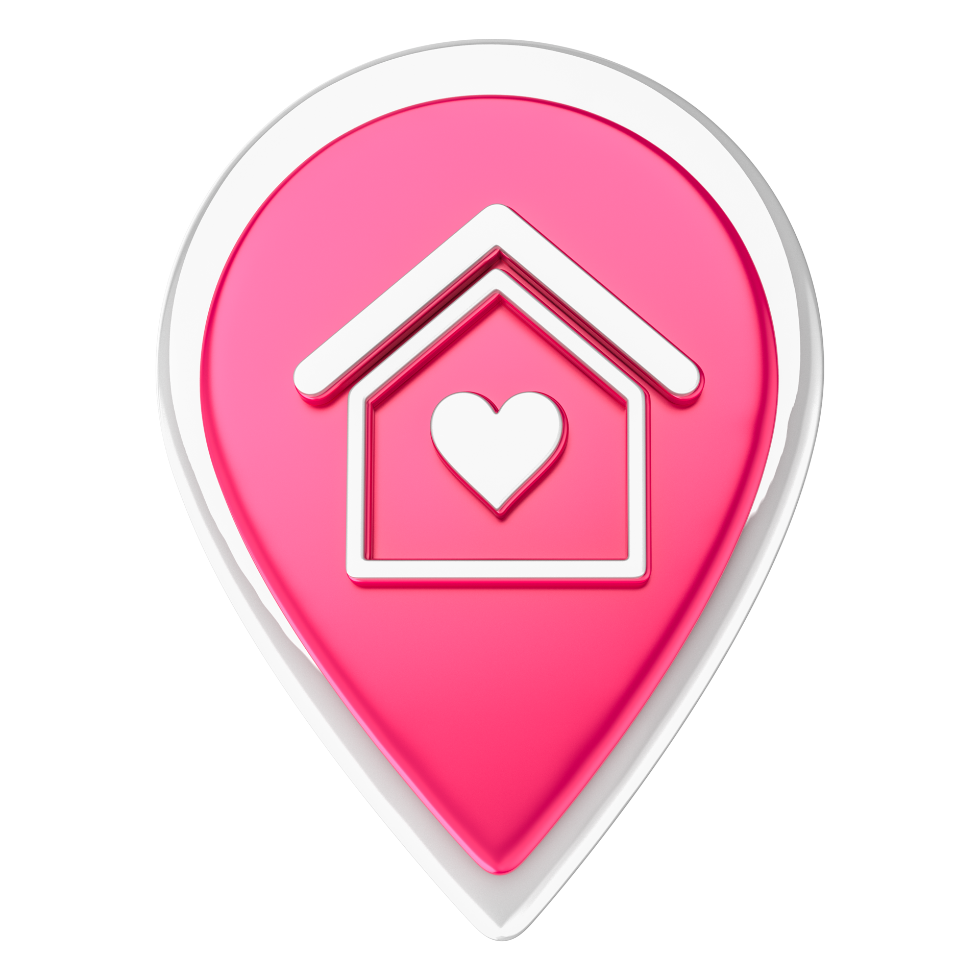 Location house heart 3d 21186468 PNG