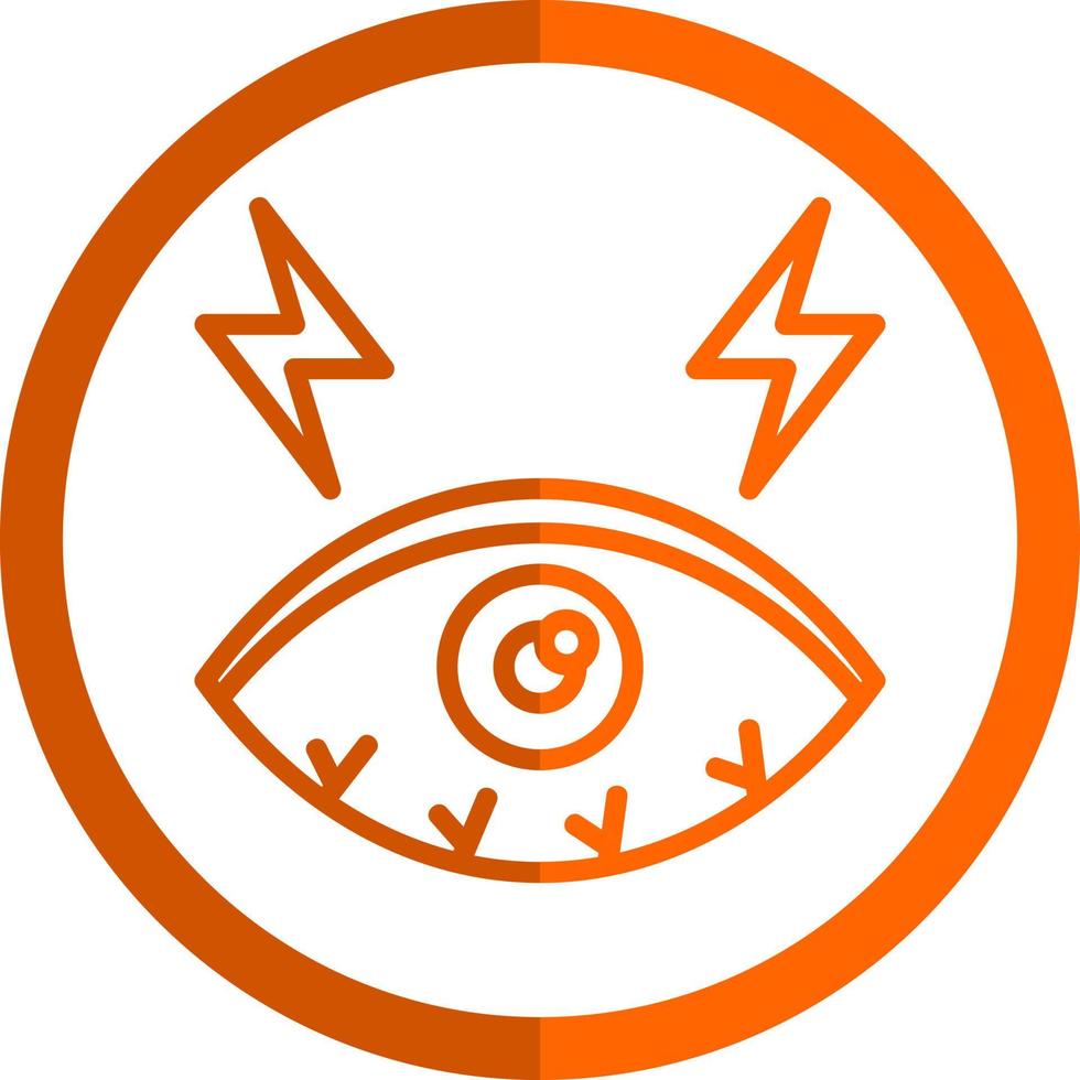 diseño de icono de vector de ojos secos