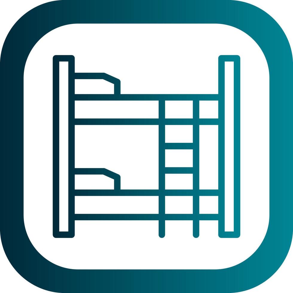Bunk Vector Icon Design