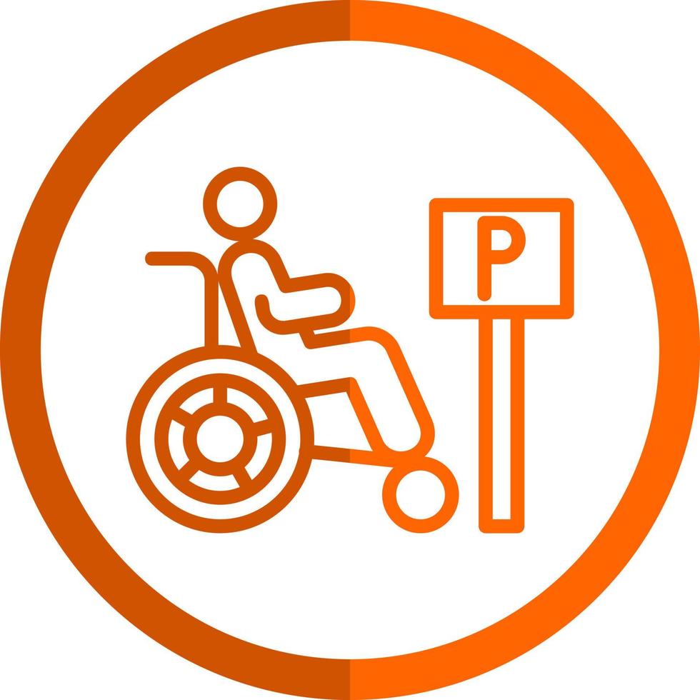 Handicap Vector Icon Design
