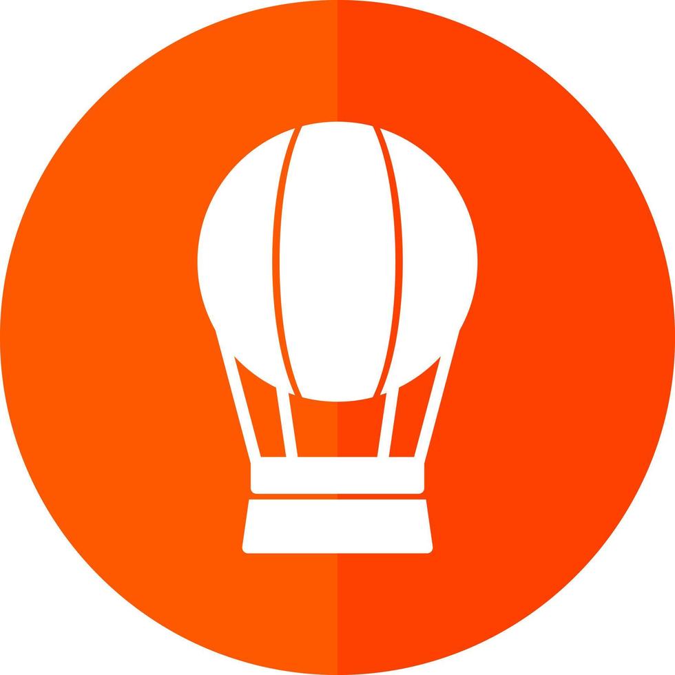 Hot Air Balloon Vector Icon Design