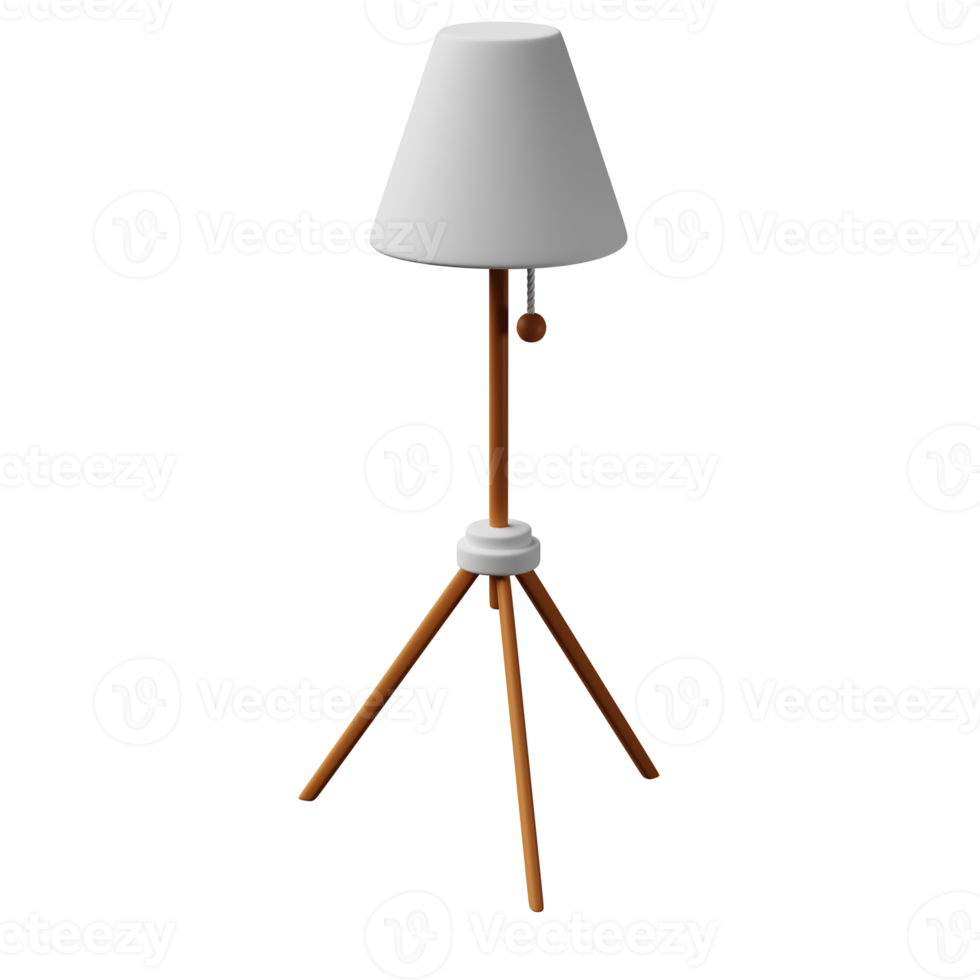 Floor Lamp 3D Illustration png