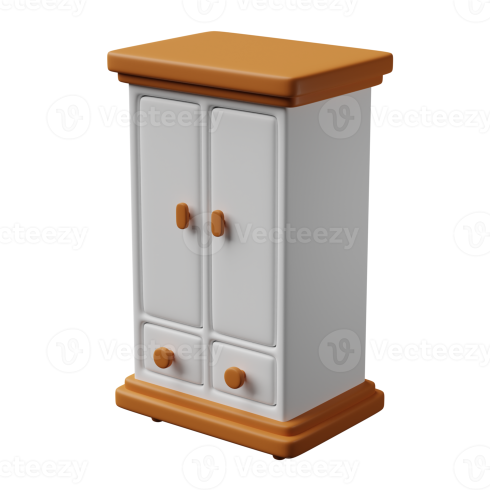 Cupboard 3D Illustration png