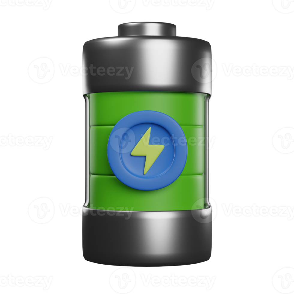 Battery 3D Illustration png