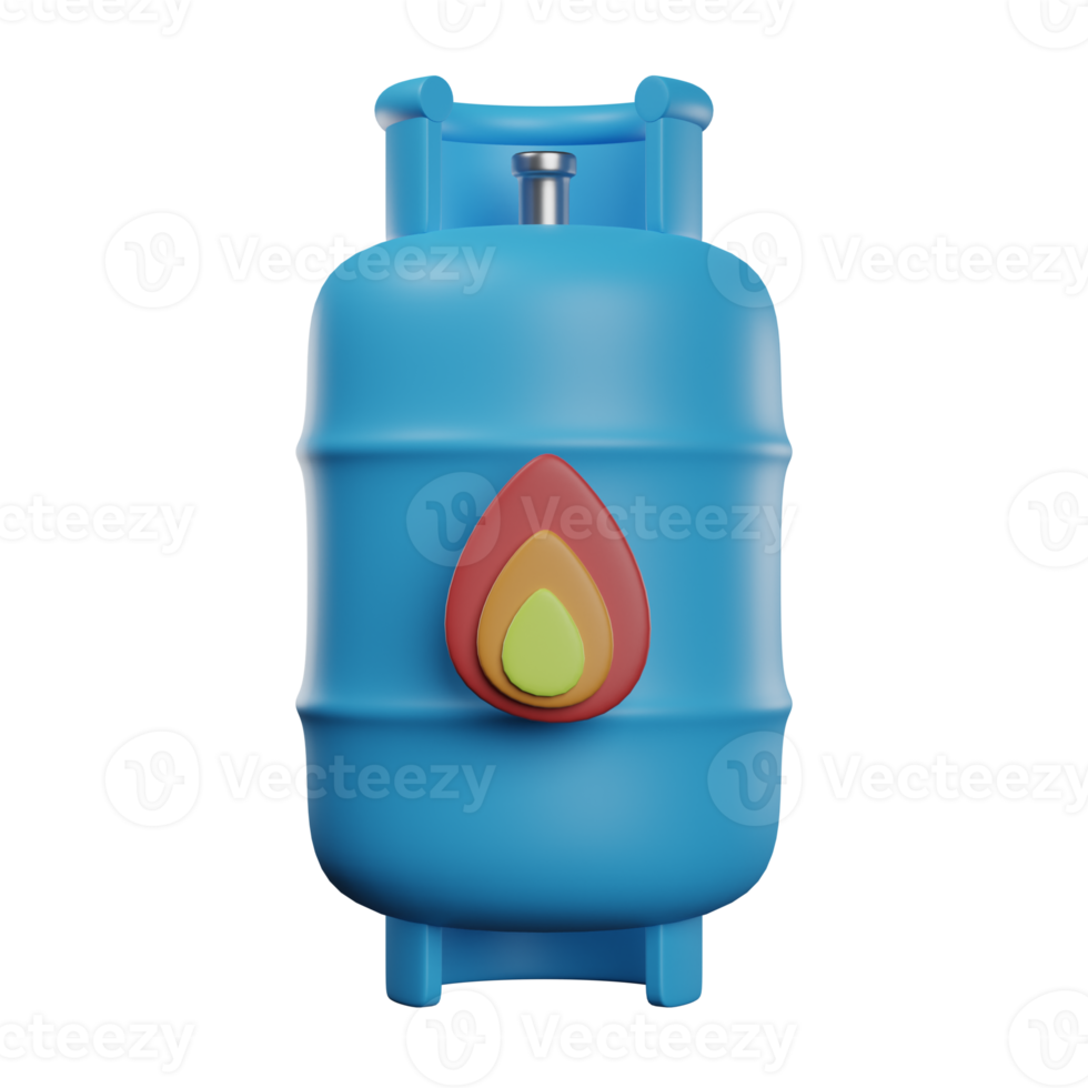 Gas Tank 3D Illustration png