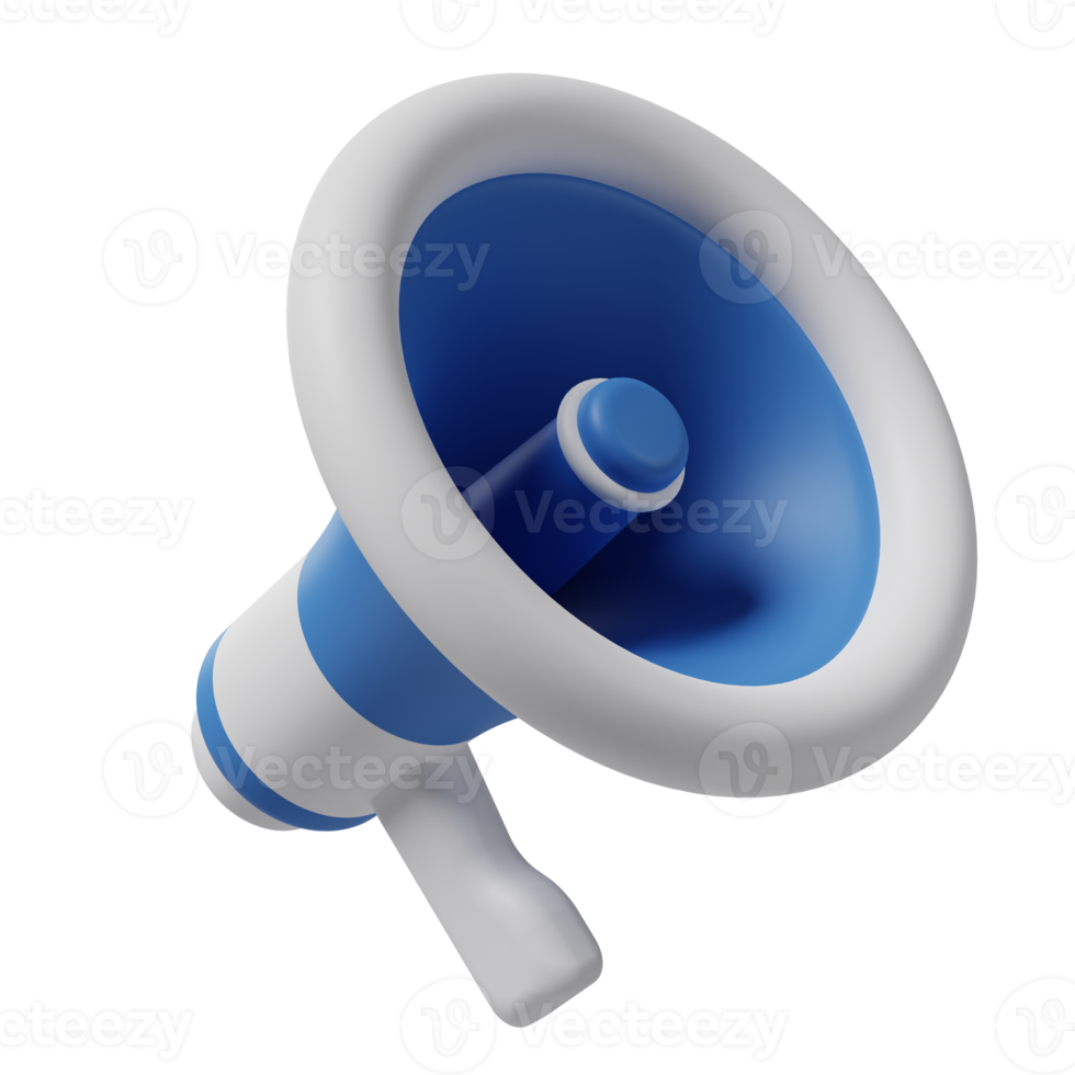 Megaphone 3D Illustration png