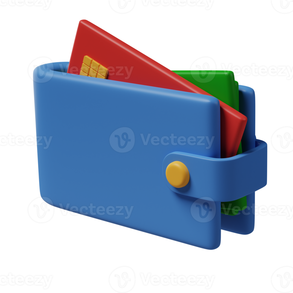 Wallet 3D Illustration png