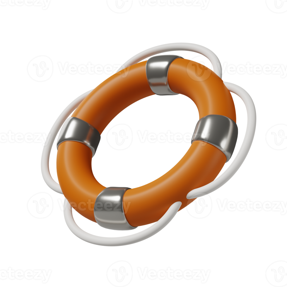 Lifebuoy 3d illustration png