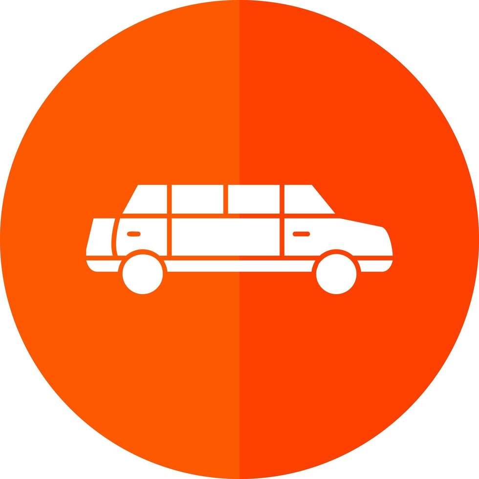 Limousine Vector Icon Design