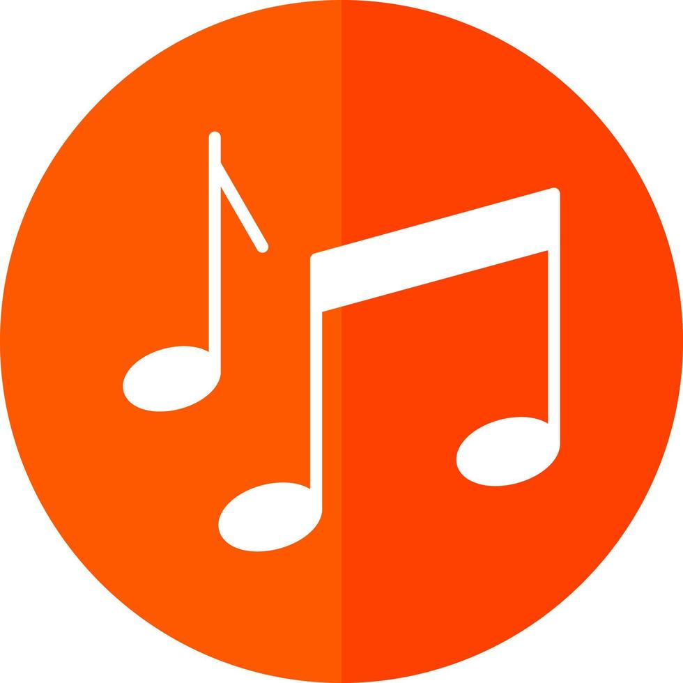 Musical Note Vector Icon Design