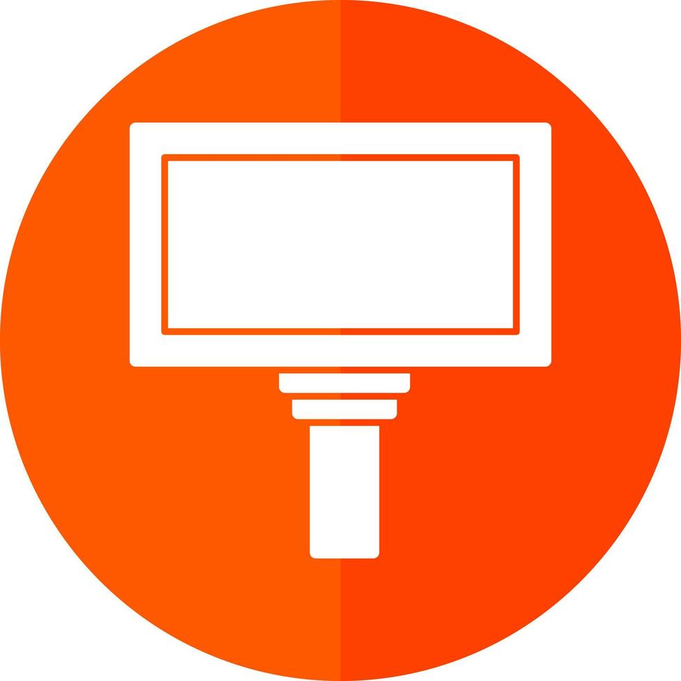 Hanging Billboard Vector Icon Design