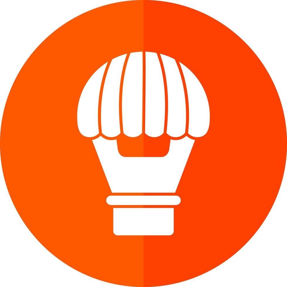 Hot Air Balloon Vector Icon Design