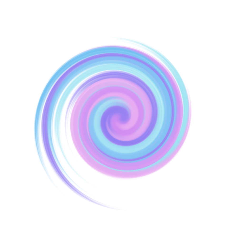 Abstract background colorful twirl transparent png