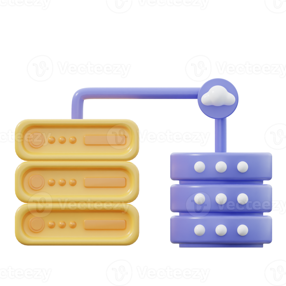 3d Database illustration png