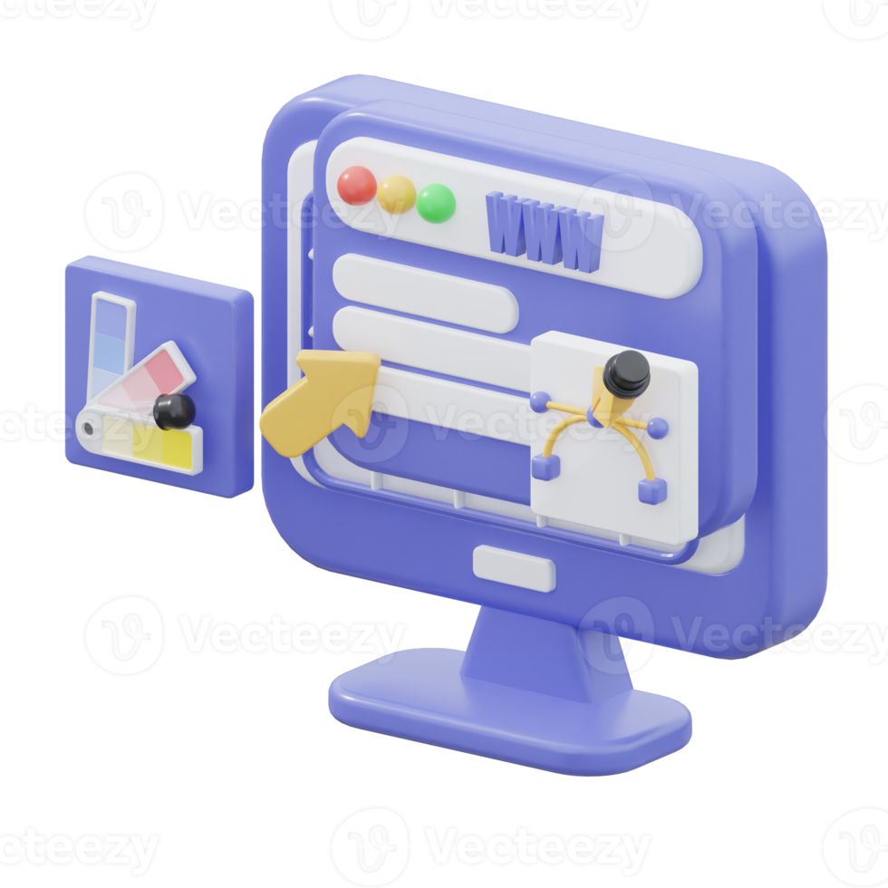 3d UI Design png