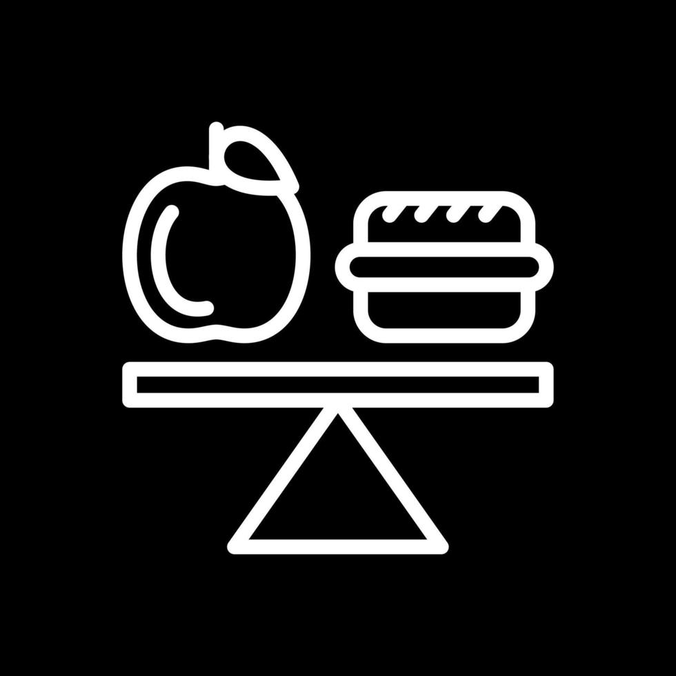 Balanced Diet Vector Icon Design