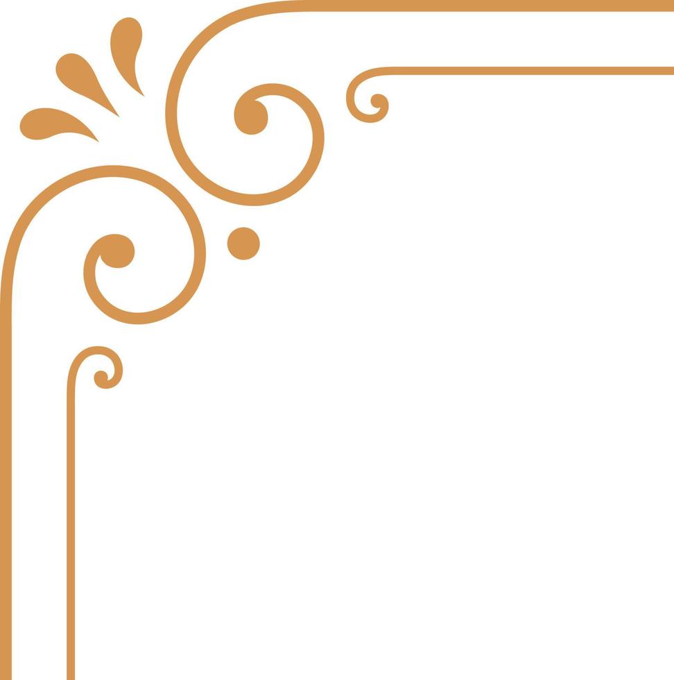 Luxury Corner Frame vector