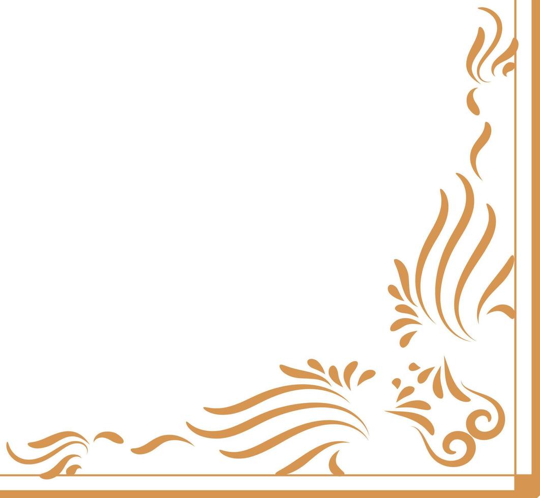 Luxury Corner Frame vector