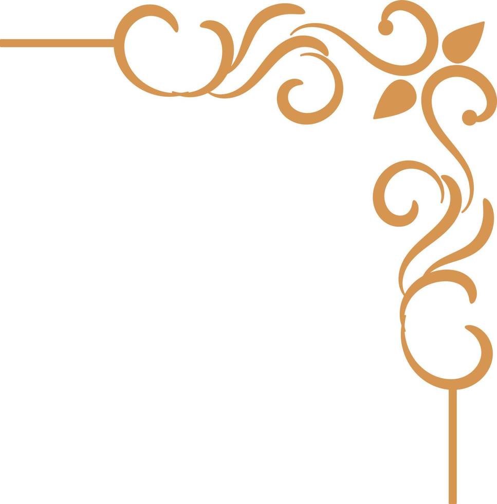 Luxury Corner Frame vector