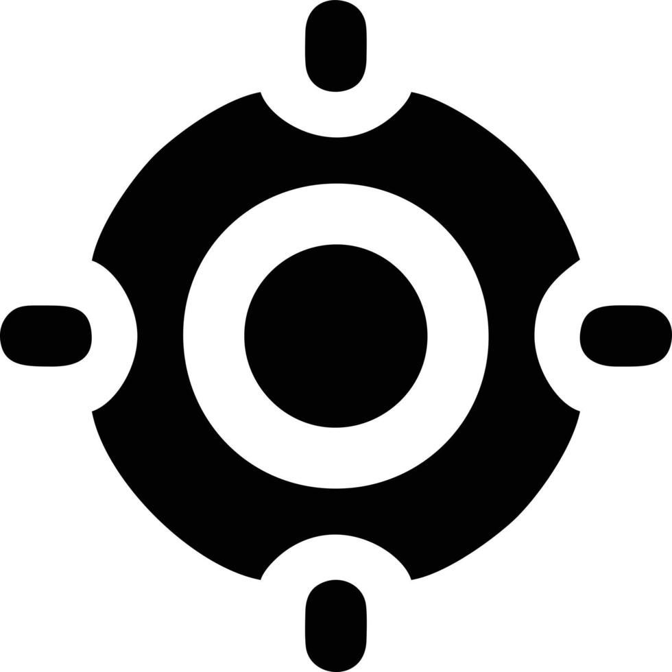 Target focus icon symbol design image, illustration of the success goal icon concept. EPS 10 vector
