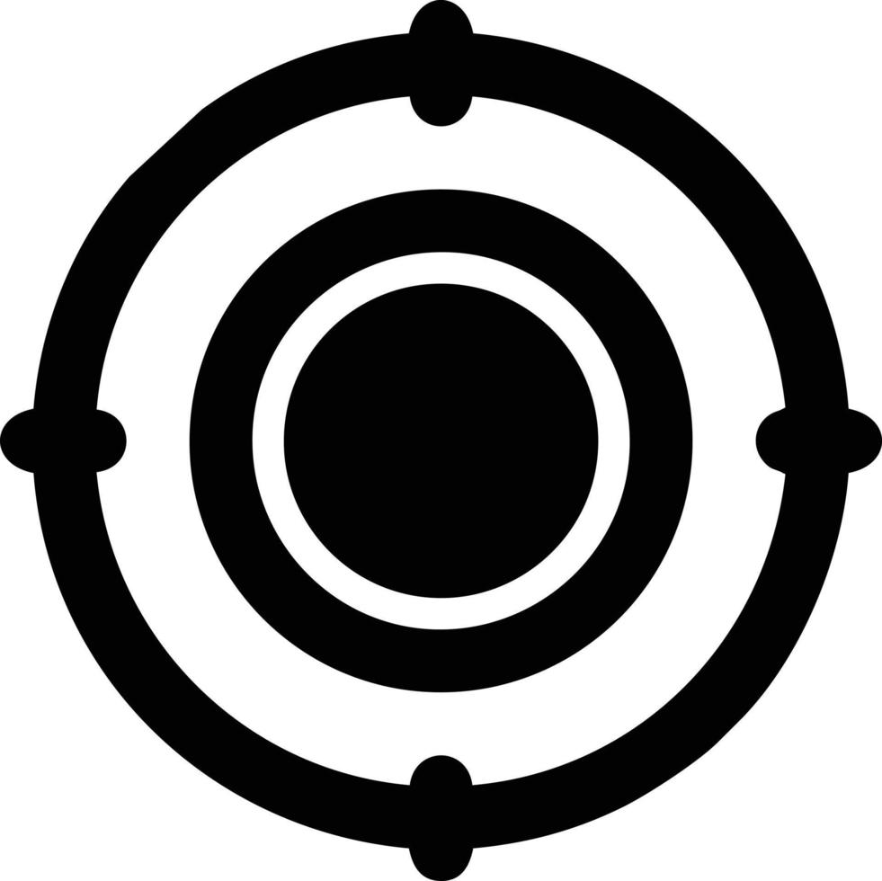 Target focus icon symbol design image, illustration of the success goal icon concept. EPS 10 vector